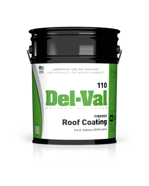 United Asphalt #110 Del-Val Fibered Roof Coating 5 gal