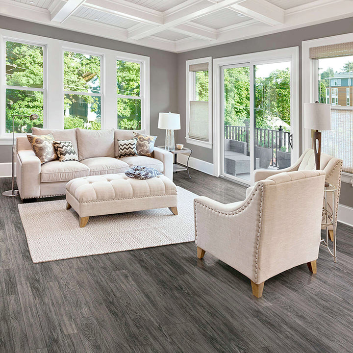 Congoleum ArmorCore Pro UR Oak Run Yukon Sky Wood-Look Low-Gloss Sheet Vinyl, 12‑ft Width, Cut-to-Length