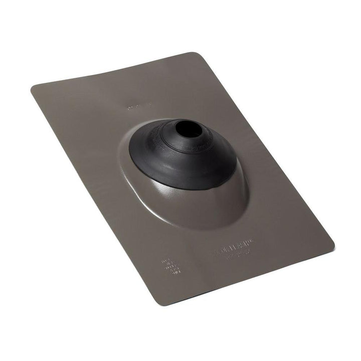 No-Calk 10-3/4 in. x 14-1/2 in. Galvanized Steel Drip Edge Vent Pipe Roof Flashing with 2-1/2 in. Diameter - Super Arbor