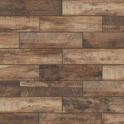 Florida Tile Home Collection Wind River Beige 6 in. x 24 in. Porcelain Floor and Wall Tile (14 sq. ft./case)
