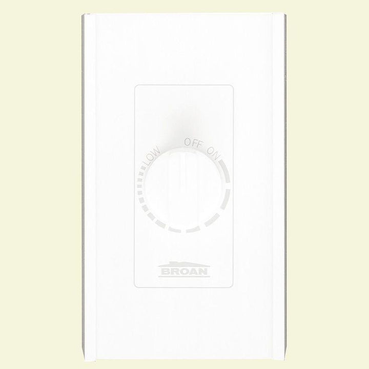 Broan-NuTone Ivory Electronic Variable Speed Wall Control
