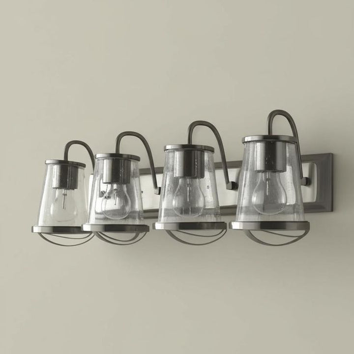 Home Decorators Collection Georgina 4-Light Brushed Nickel Vanity Light