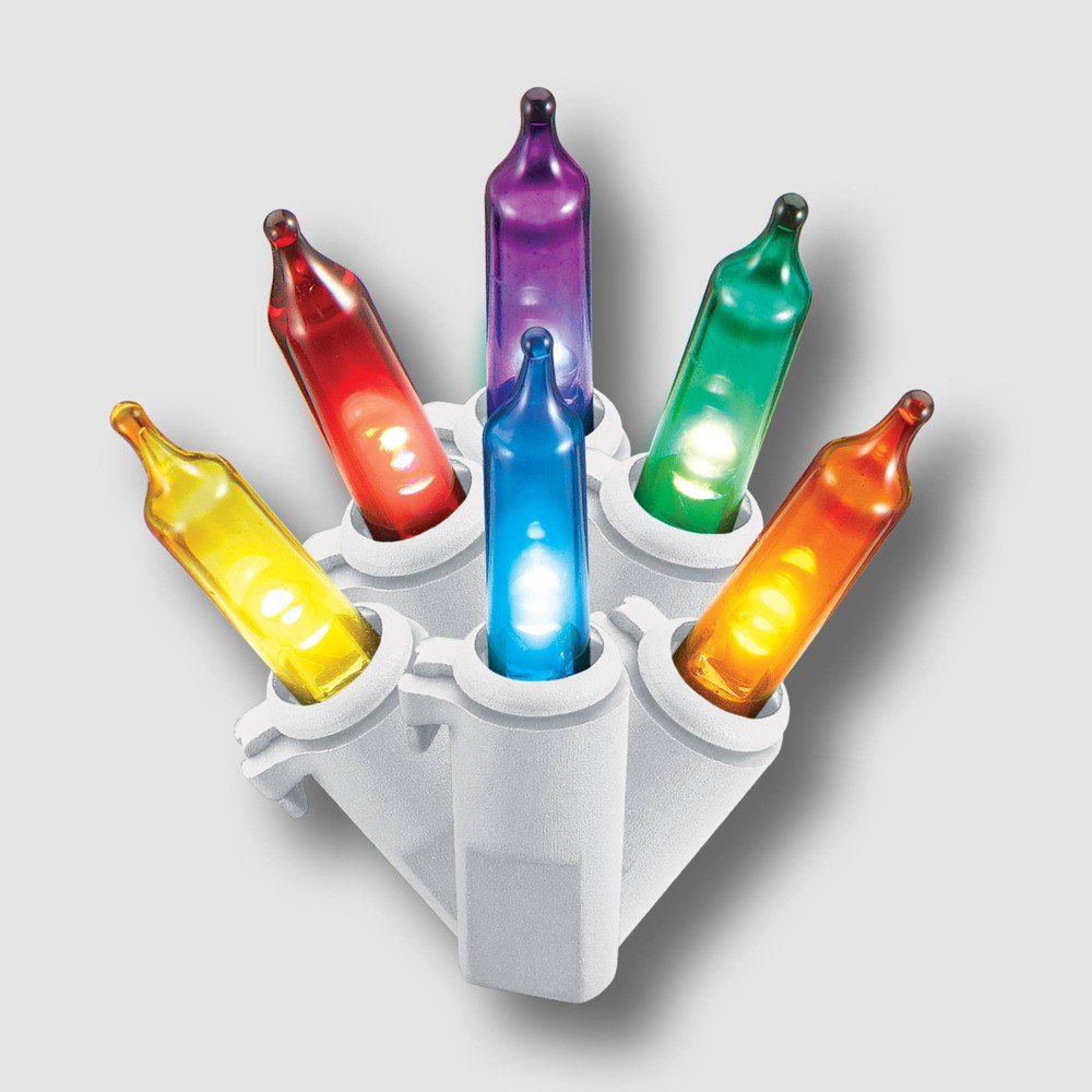 Philips 60-Count LED Multi-Color Smooth Mini String Lights, Indoor/Outdoor