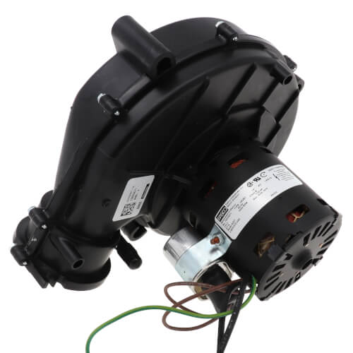 Fasco A227 inducer motor - side view (Type: Permanent Split Capacitor; Voltage: 115V)