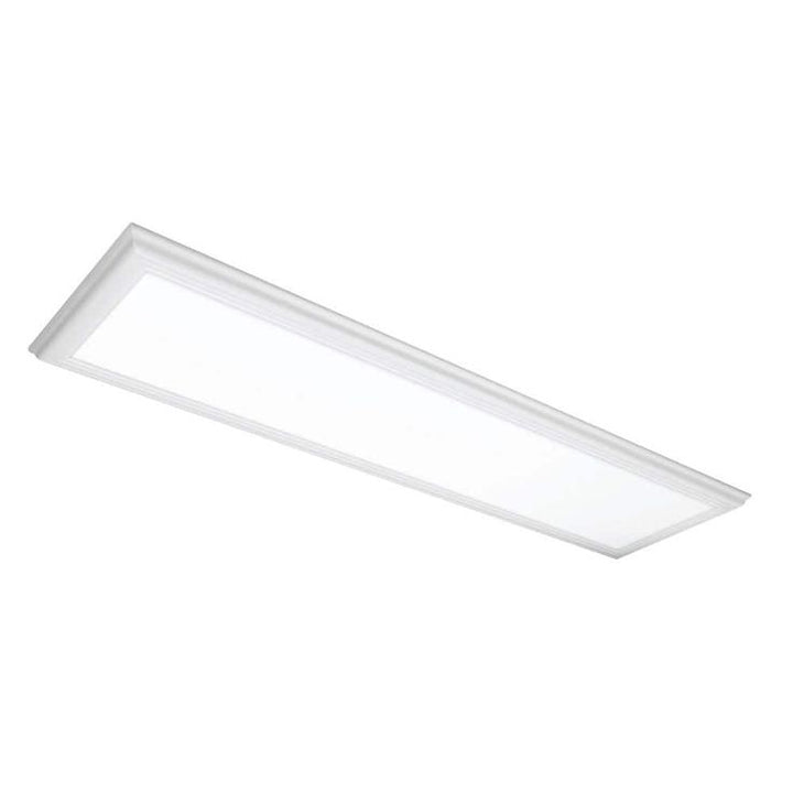 Commercial Electric 1 ft. x 4 ft. 3800 Lumens Dimmable White Integrated LED Flat Panel Ceiling Flush Mount Fixture with Selectable 5CCT