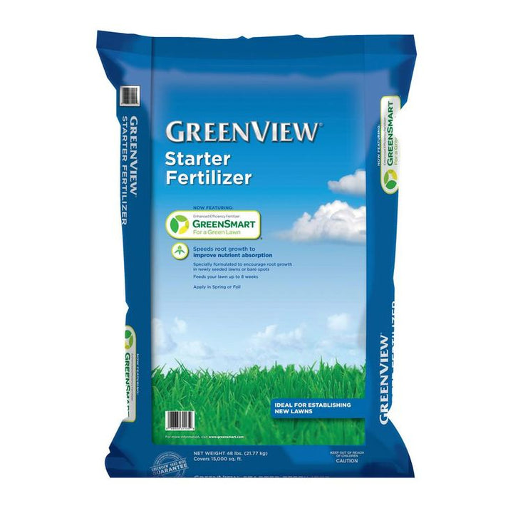 GreenView 48 lbs. Starter Fertilizer (40-Bags/600,000 sq. ft./Pallet)
