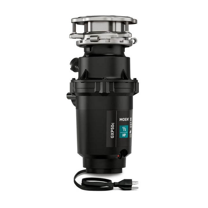 MOEN Prep Series 1/2 HP Continuous Feed Garbage Disposal including Stainless Drain Stopper
