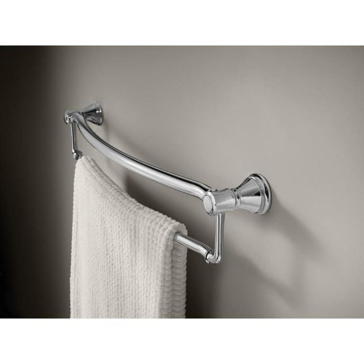 Delta Traditional 24-in Polished Chrome Wall Mount Grab Bar