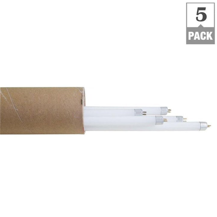 Hydro Crunch 54-Watt T5 Blue Linear Fluorescent Tube Light Bulb Replacement for 4 ft. H/O 6400K Full Spectrum Grow Light (5-Pack)