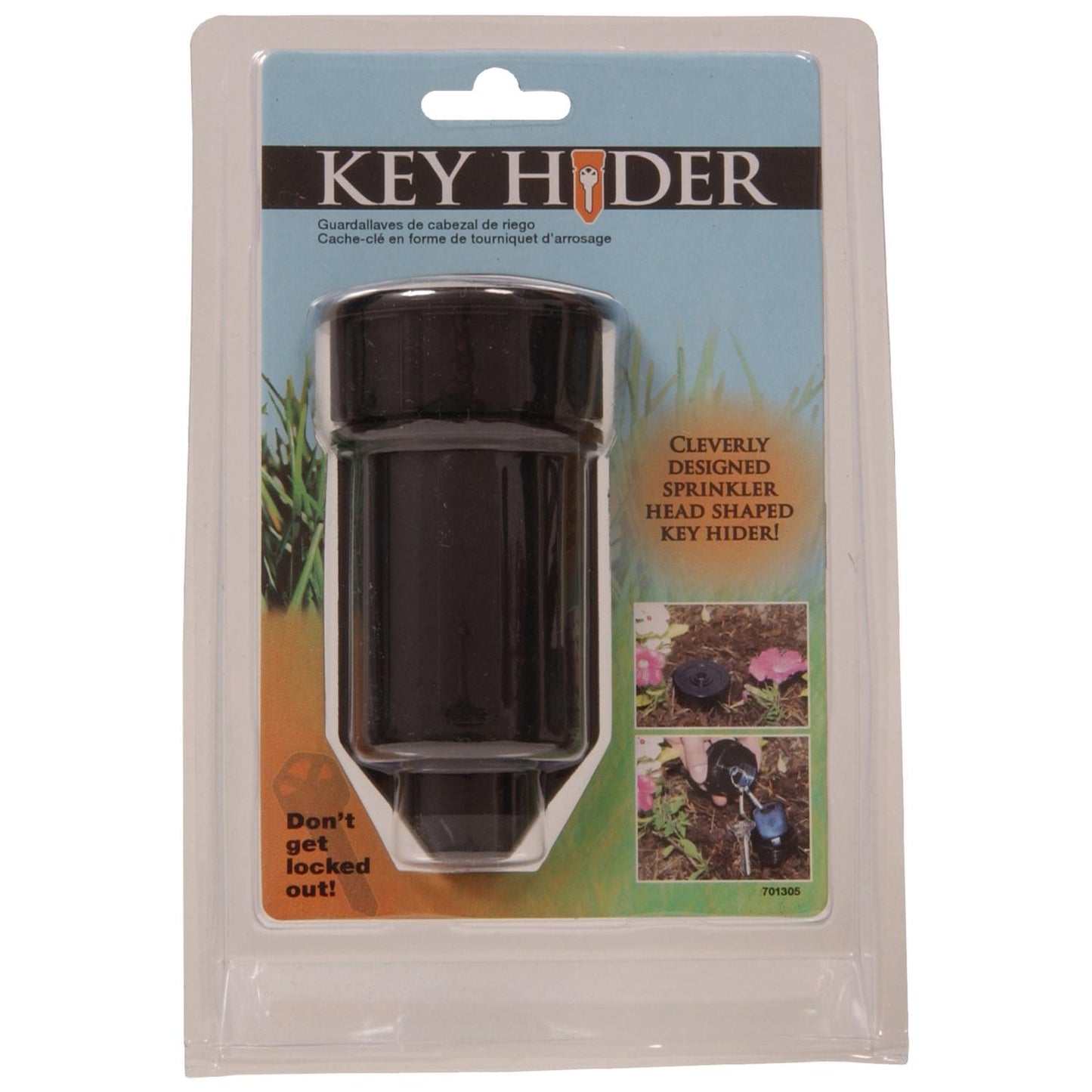 Hillman 1-7/8 in. Diameter Metal/Plastic Black Key Hider