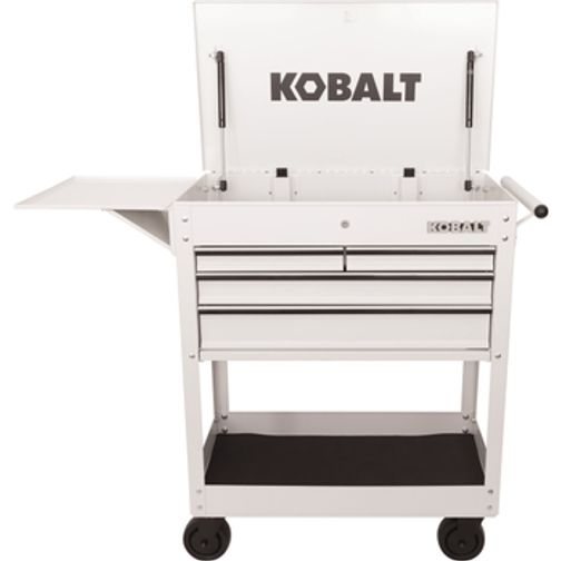 Kobalt 35-in W x 37.5-in H 4-Drawer Steel Rolling Tool Cabinet (White)