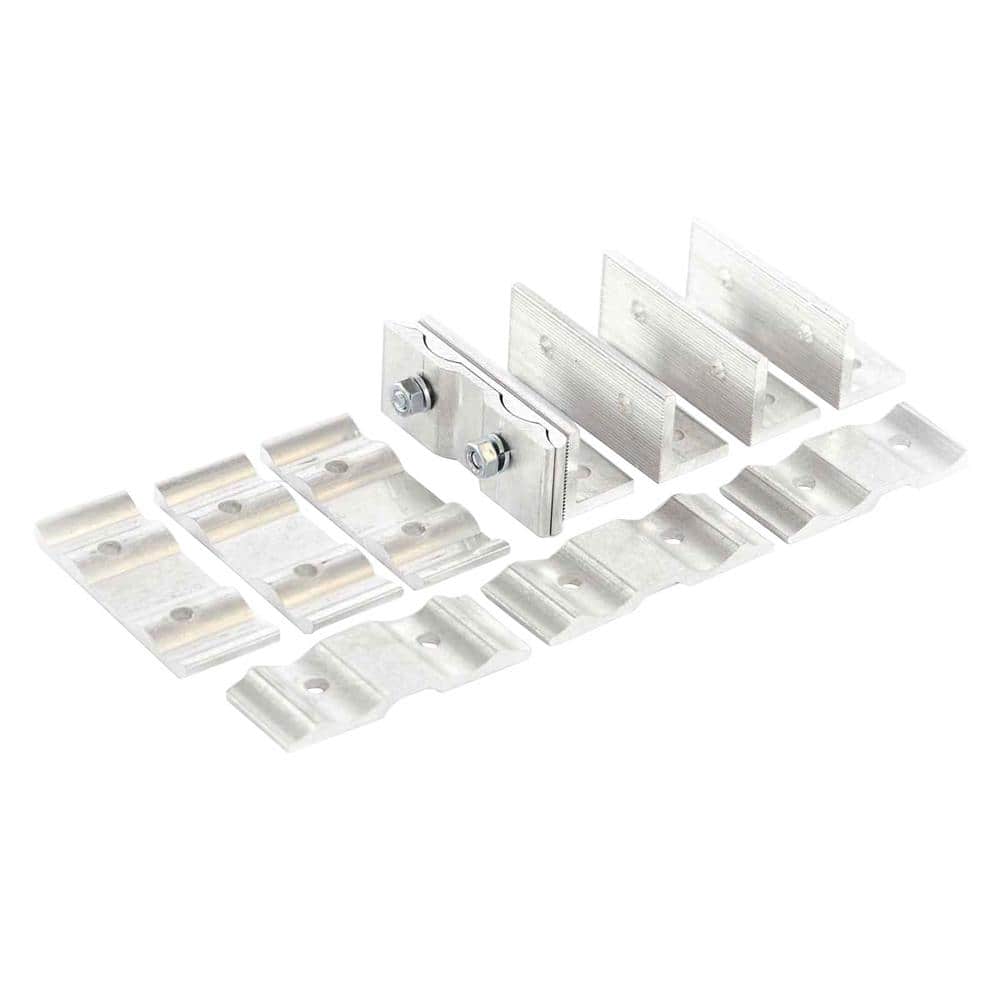 AFCO Aluminum Hurricane Brackets for 6 in. Endura-Aluminum Fluted Square Columns