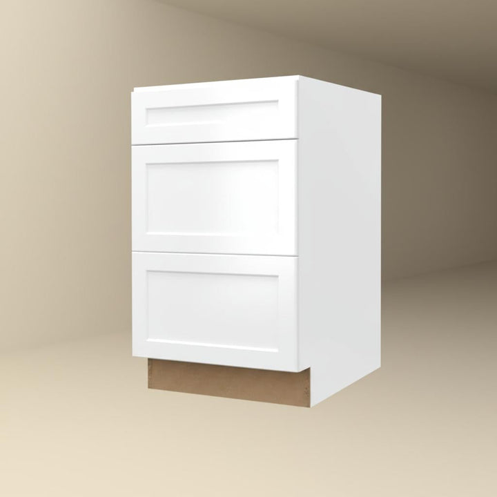 Hampton Bay Designer Series Melvern Bathroom Vanity Drawer Base Cabinet in White