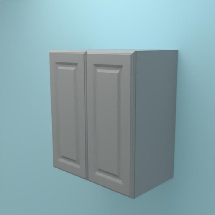 Hampton Bay Designer Series Elgin Wall Kitchen Cabinet in Heron Gray