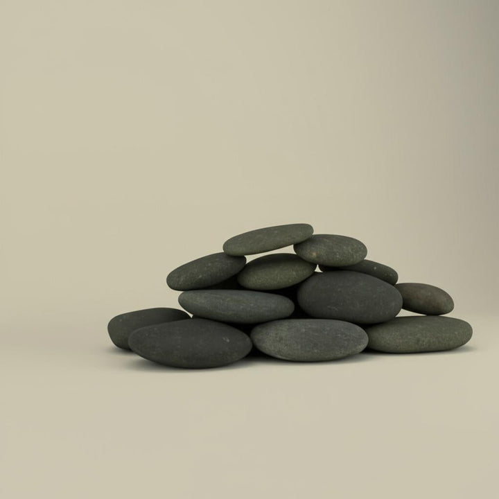 Vigoro 0.25 cu. ft. Bagged 1-2 in. Grey Mexican Beach Pebbles - Decorative Landscape Rocks