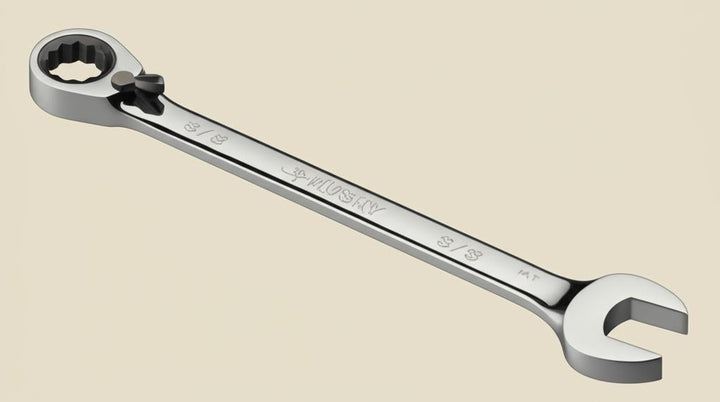 Husky 5/8 in. Reversible Ratcheting Combination Wrench – Chrome Alloy Steel, 72-Tooth, Lifetime Warranty
