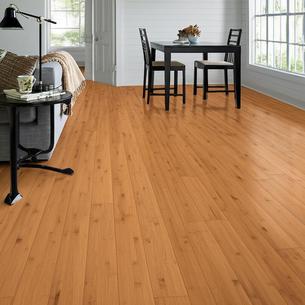 Home Decorators Collection Horizontal Toast Bamboo Flooring - Durable and Eco-Friendly