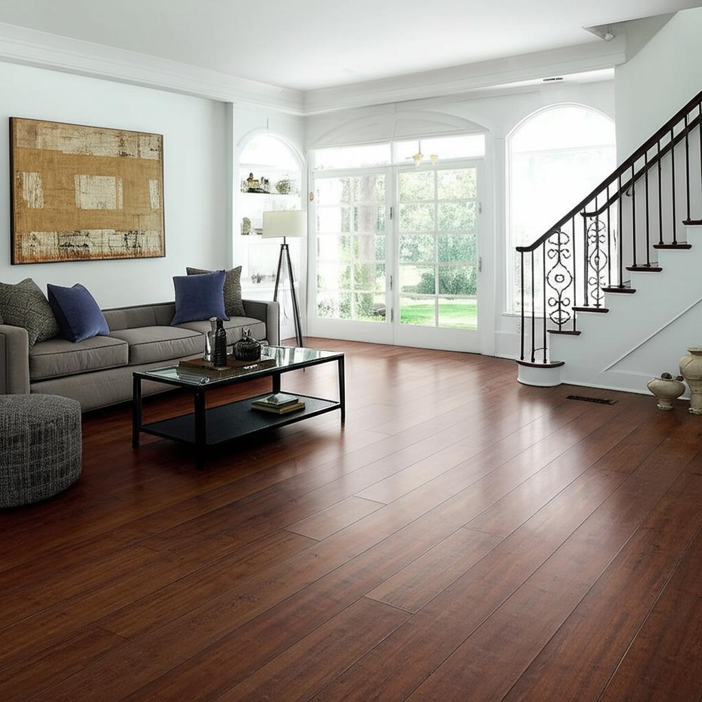 Home Decorators Collection Hand Scraped Strand Woven Sahara Bamboo Flooring