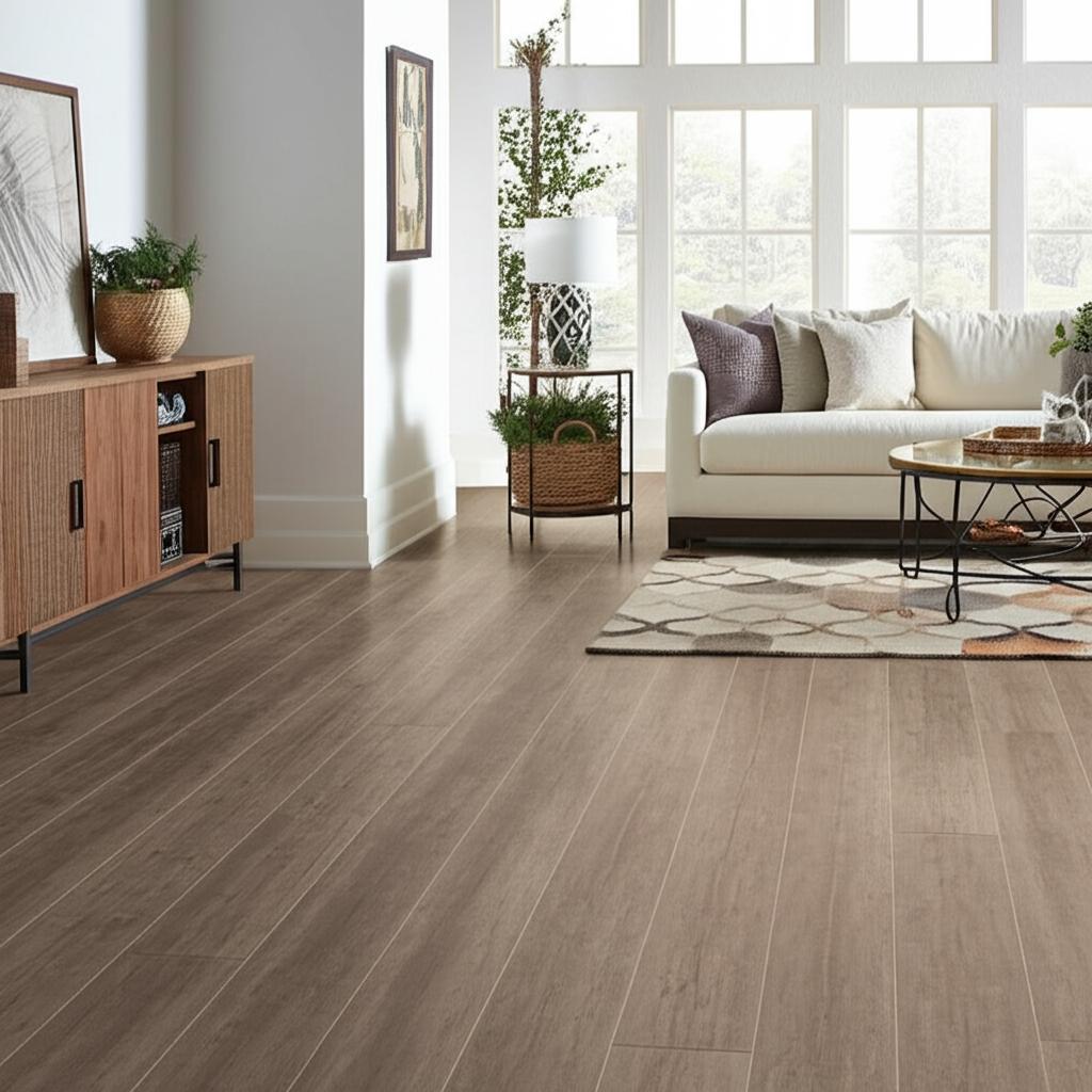 Home Decorators Collection Hand Scraped Strand Woven Sandbrook Bamboo Flooring