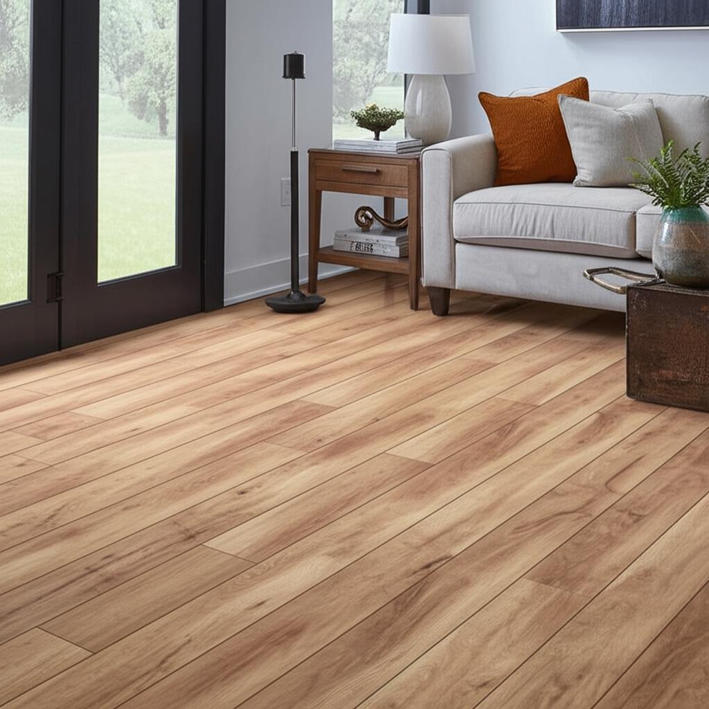 Home Decorators Collection Shefton Hickory Laminate Flooring - 12mm Thick, Water Resistant