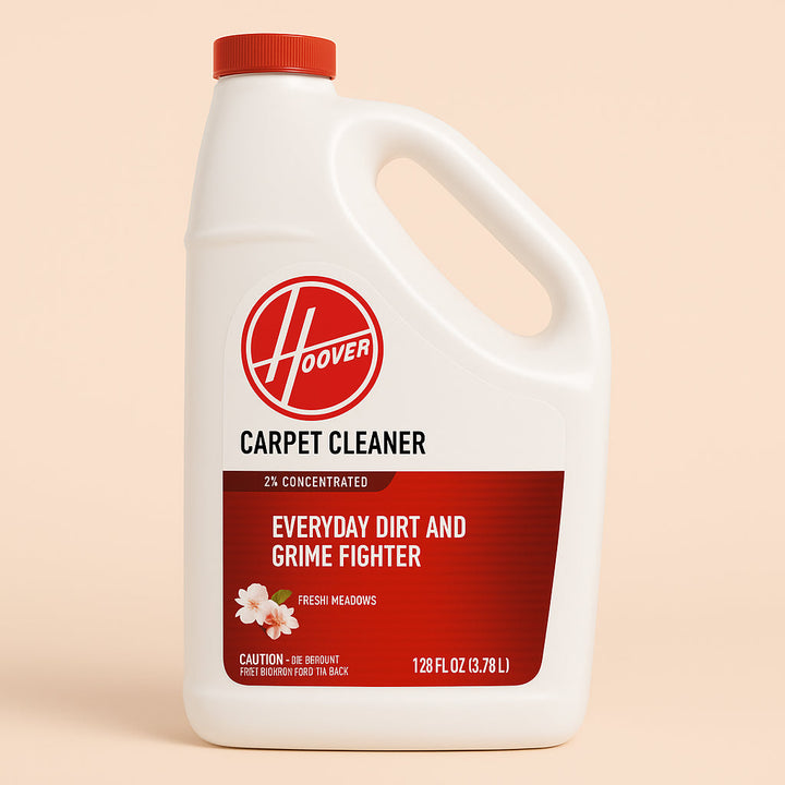 HOOVER 128 oz. Renewal Carpet Cleaner Solution, Fresh Meadows Scent, 2X Concentrated