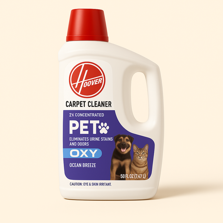 HOOVER 50oz Oxy Pet Carpet Cleaner Solution - Ocean Breeze Scent