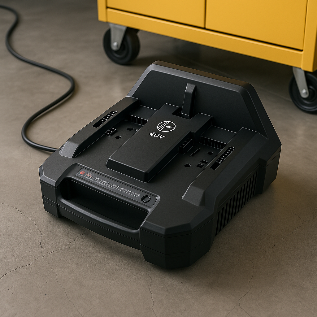 HOOVER Commercial 40V Dual Bay Charger for HVRPWR 40V Batteries - Model CH07250