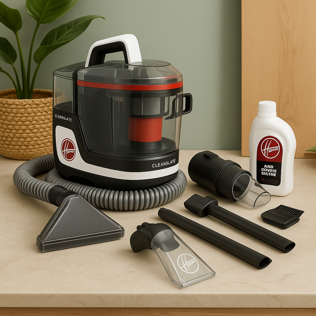 HOOVER CleanSlate Pro Portable Carpet and Upholstery Cleaner with Auto Detailing Kit