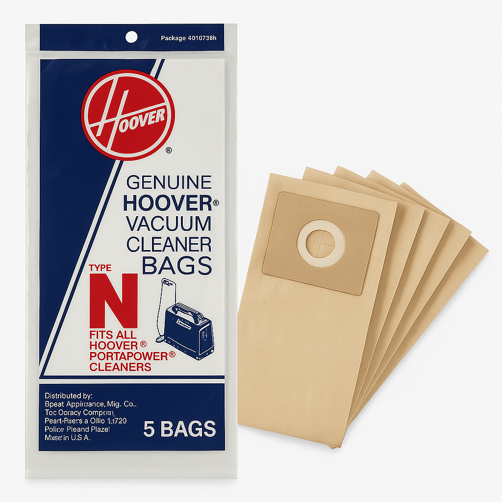 HOOVER Portapower Bag Adapter Kit Type N Bag 5-Pack