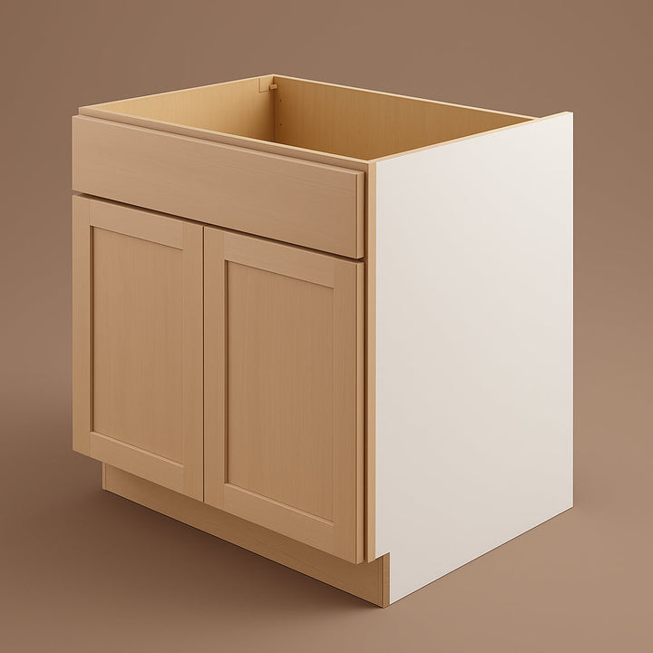 Hampton Bay 36 in. W x 24 in. D x 34.5 in. H Ready to Assemble Sink Base Kitchen Cabinet with CLICKREADY Technology