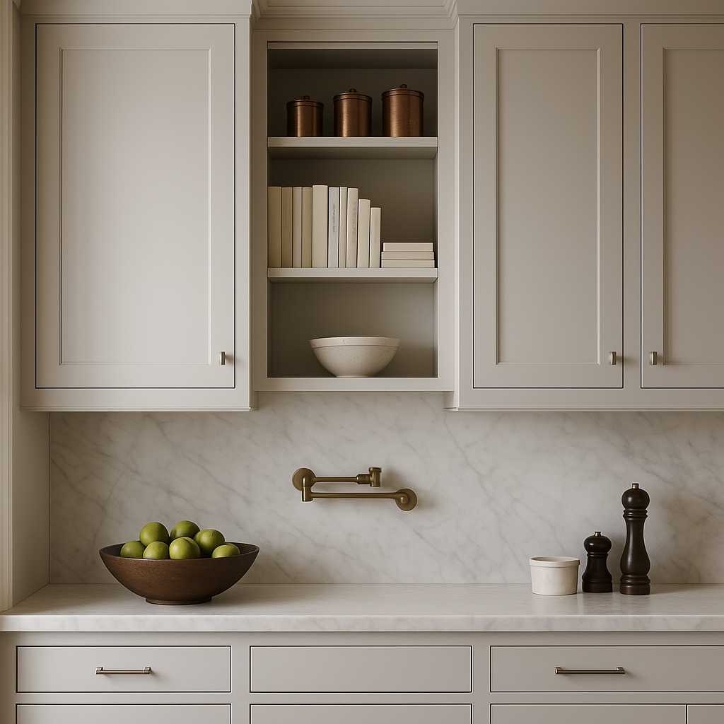 Hampton Bay Avondale 21 in. W x 12 in. D x 30 in. H Ready to Assemble Plywood Shaker Wall Kitchen Cabinet in Dove Gray