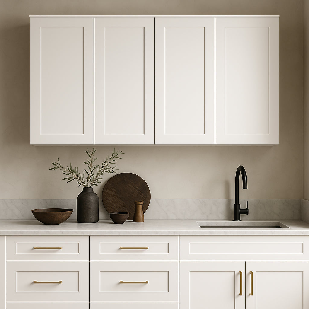 Cambridge Everest 27 in. Shaker Wall Kitchen Cabinet in White