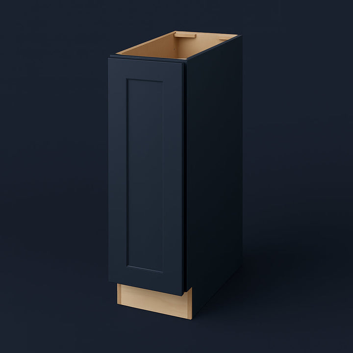 Hampton Bay Avondale Shaker Base Kitchen Cabinet, Ink Blue, 9 in. W x 24 in. D x 34.5 in. H
