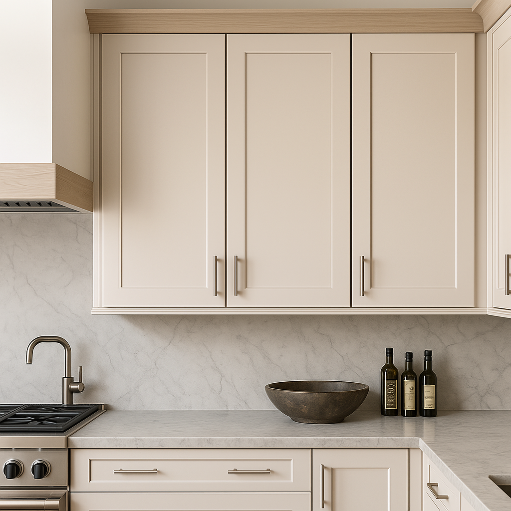 Hampton Bay Avondale Shaker Wall Kitchen Cabinet, 18 in. W x 12 in. D x 42 in. H, Antique White