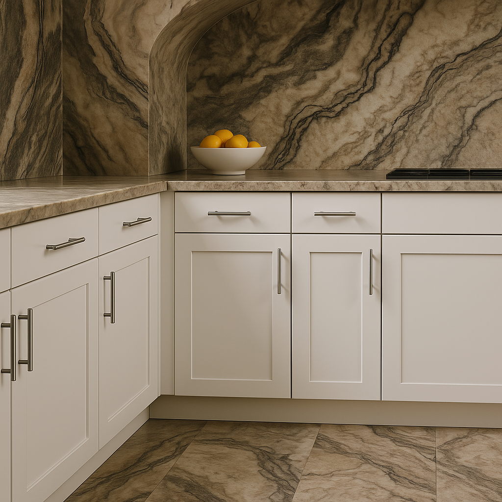 Hampton Bay Avondale Ready to Assemble Plywood Shaker Base Kitchen Cabinet in Alpine White