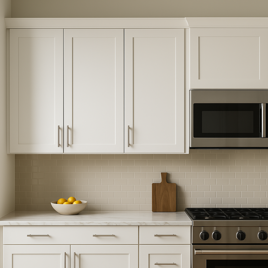 Hampton Bay Avondale Shaker Wall Kitchen Cabinet, Alpine White, 24x12x42 in.
