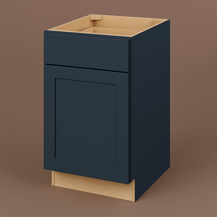 Hampton Bay Avondale 18-inch Ink Blue Shaker Base Kitchen Cabinet