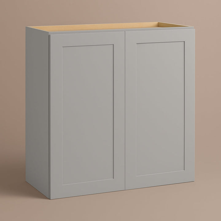 Hampton Bay Avondale Shaker Wall Kitchen Cabinet, Dove Gray, 36x12x36
