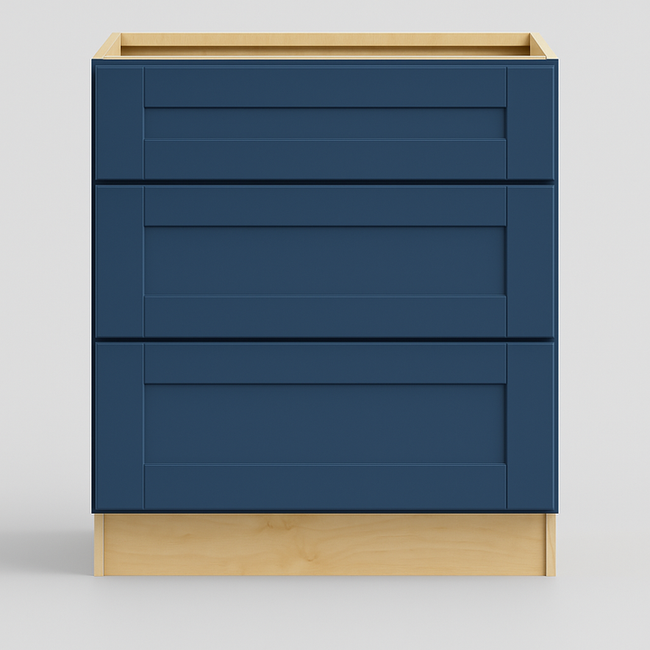 MILL'S PRIDE Valencia Blue Shaker Kitchen Cabinet - Ready to Assemble