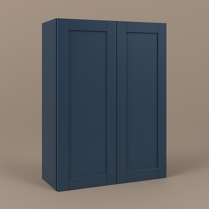 MILL'S PRIDE Valencia Blue Shaker Wall Kitchen Cabinet - 30" W x 12" D x 36" H