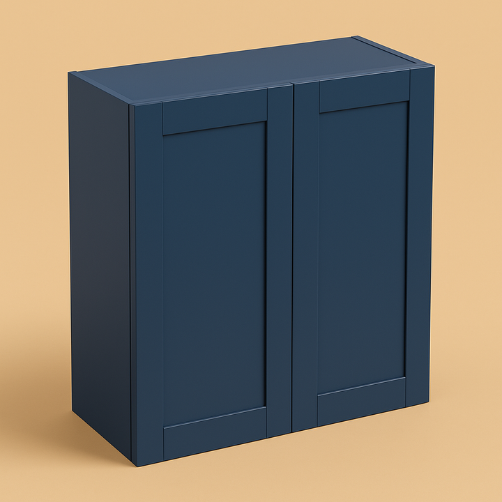 MILL'S PRIDE Valencia Blue Shaker Wall Kitchen Cabinet - Ready to Assemble