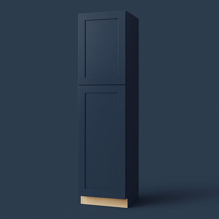 Hampton Bay Avondale 18x24x84 Shaker Pantry Cabinet in Ink Blue