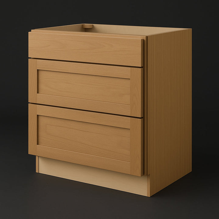 Hampton Bay Avondale White Oak Shaker Drawer Base Cabinet, 30 in.