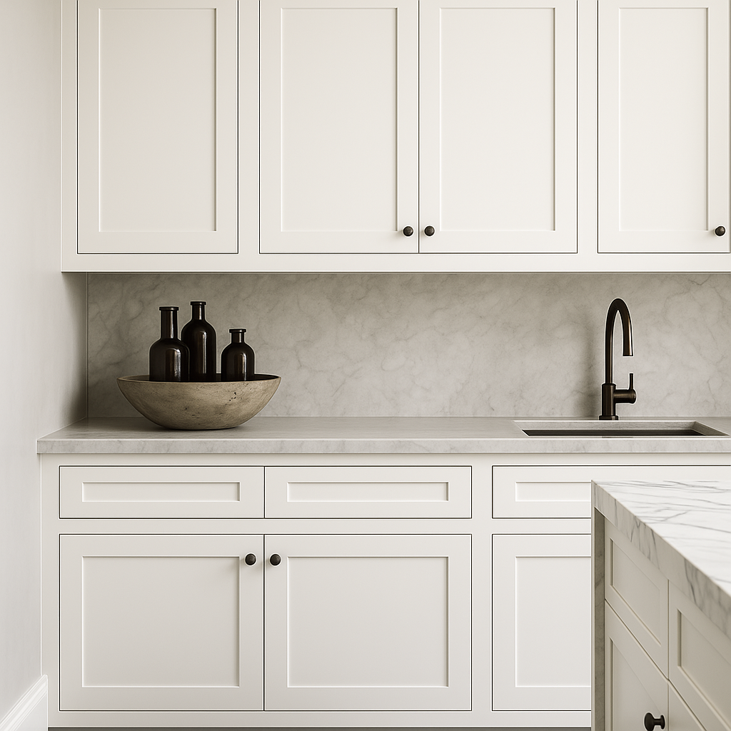 Plywell Ready to Assemble Shaker Base Cabinet with 2-Door and 2-Drawer in White