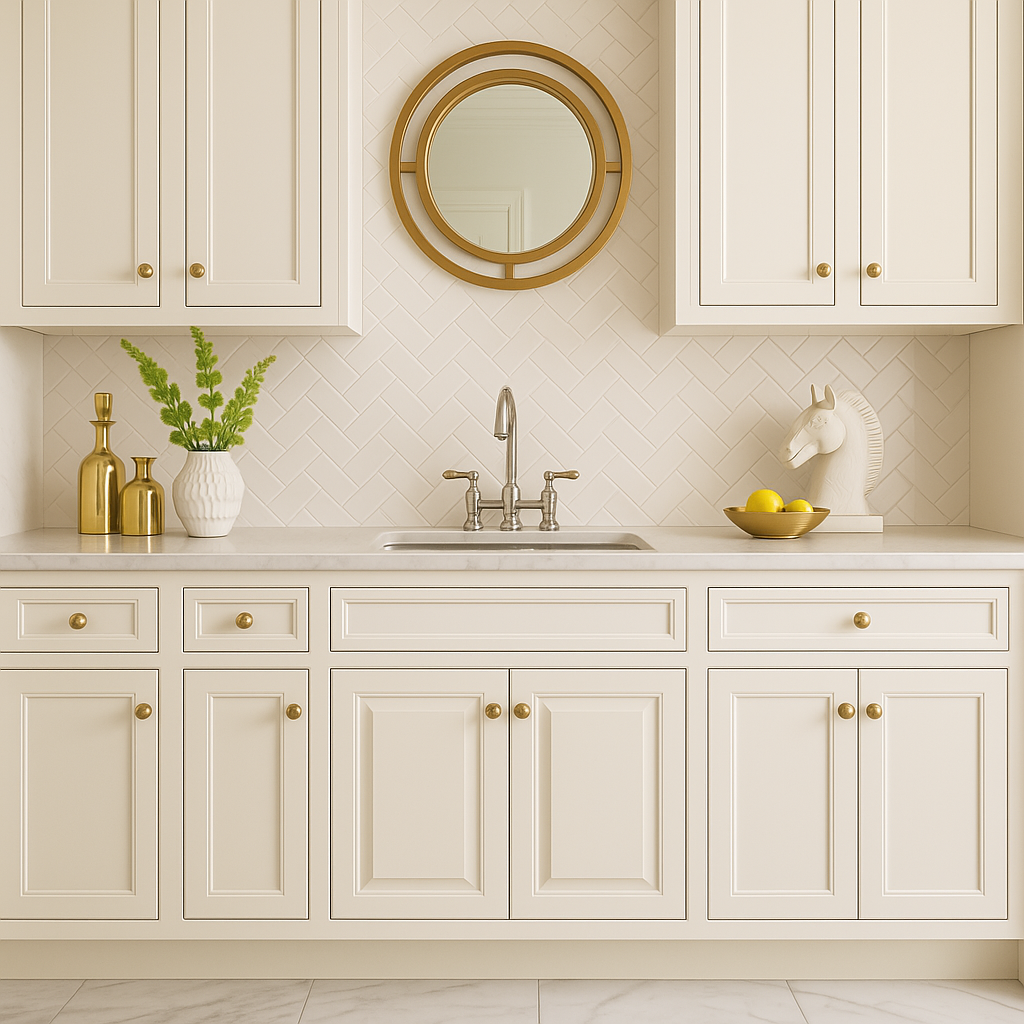 LIFEART CABINETRY Newport Ready to Assemble Sink Base Cabinet, Classic White