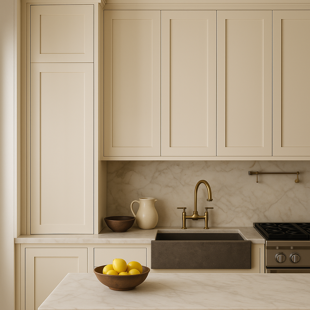 Hampton Bay Avondale Ready to Assemble Plywood Shaker Wall Kitchen Cabinet in Antique White