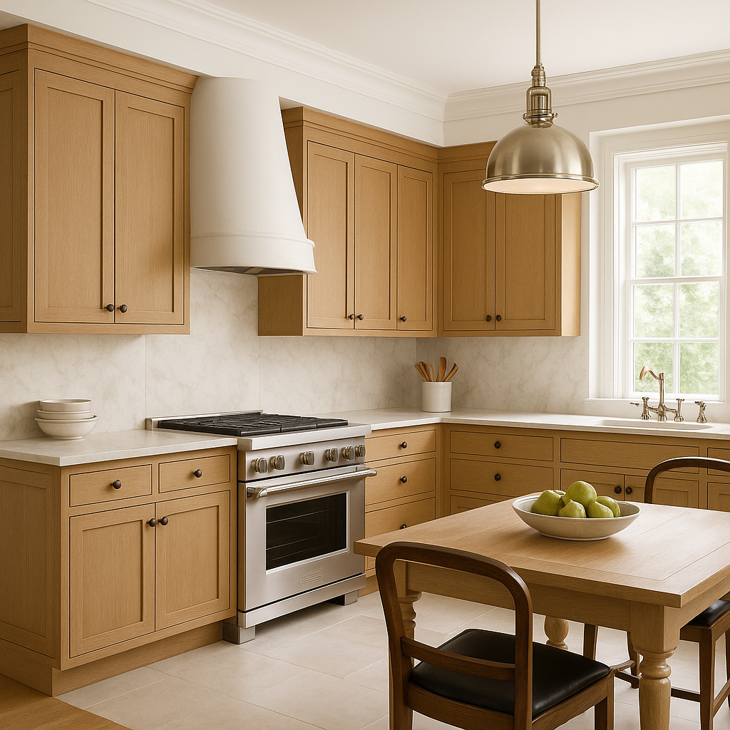 Hampton Bay Avondale 27 in. White Oak Shaker Wall Kitchen Cabinet