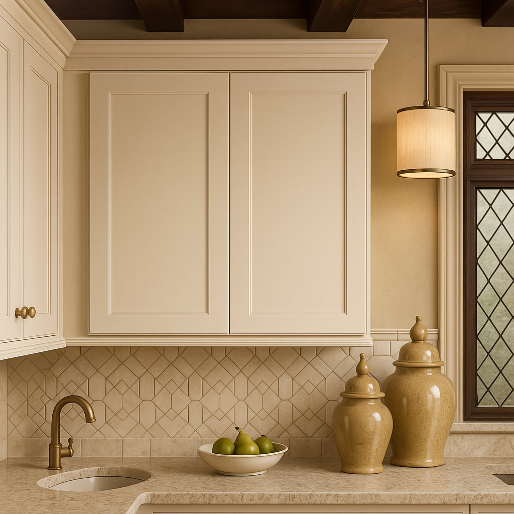 Hampton Bay Avondale 27 in. Shaker Wall Kitchen Cabinet in Antique White
