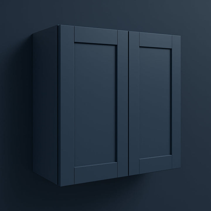 MILL'S PRIDE Valencia Blue Shaker Wall Kitchen Cabinet - 36" W x 12" D x 24" H