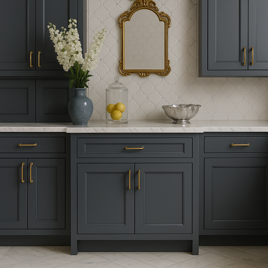 MILL'S PRIDE Richmond Venetian Onyx Plywood Shaker Sink Base Cabinet - 30 in W x 24 in D x 34.5 in H